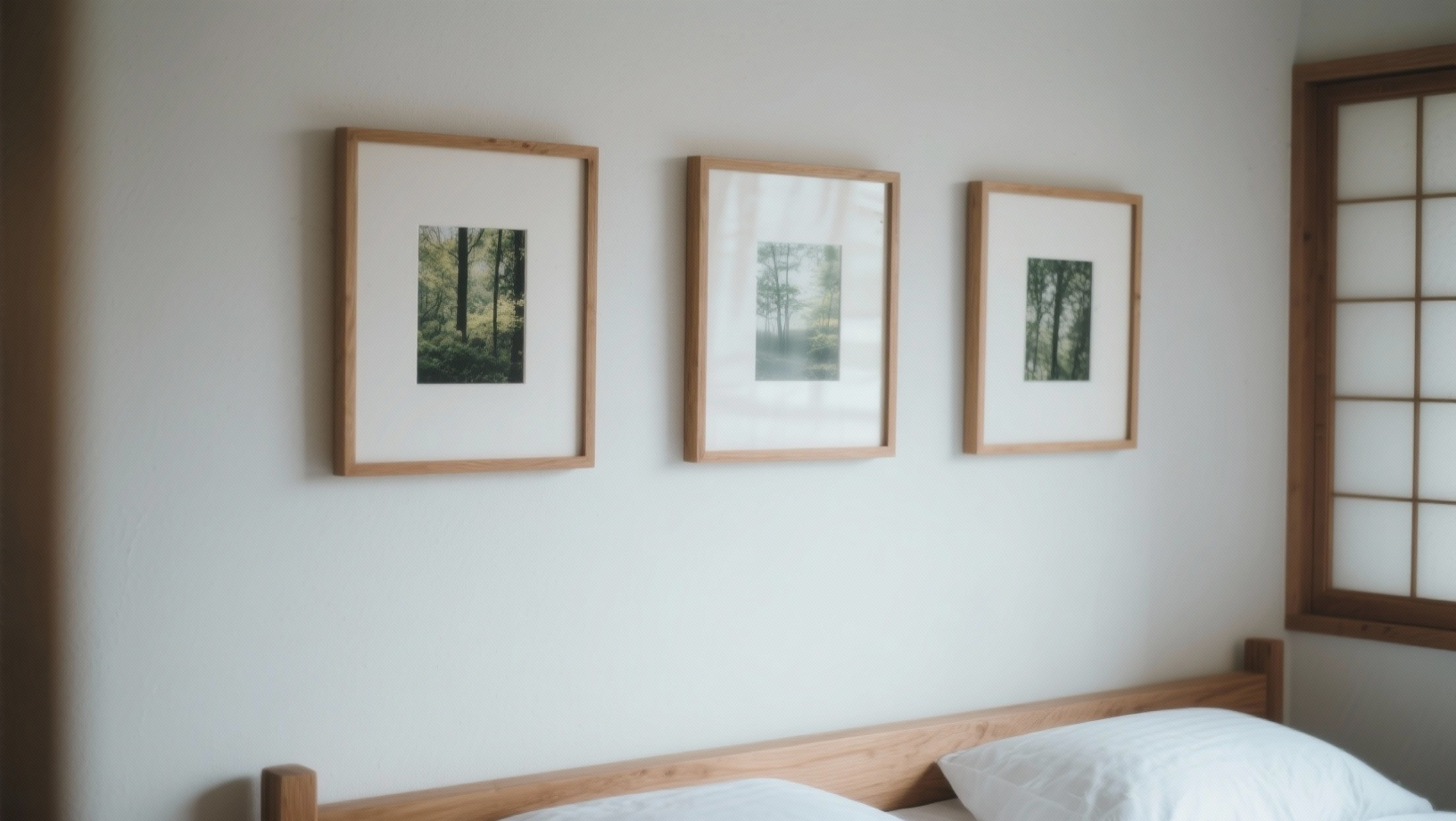 natural wood picture frames