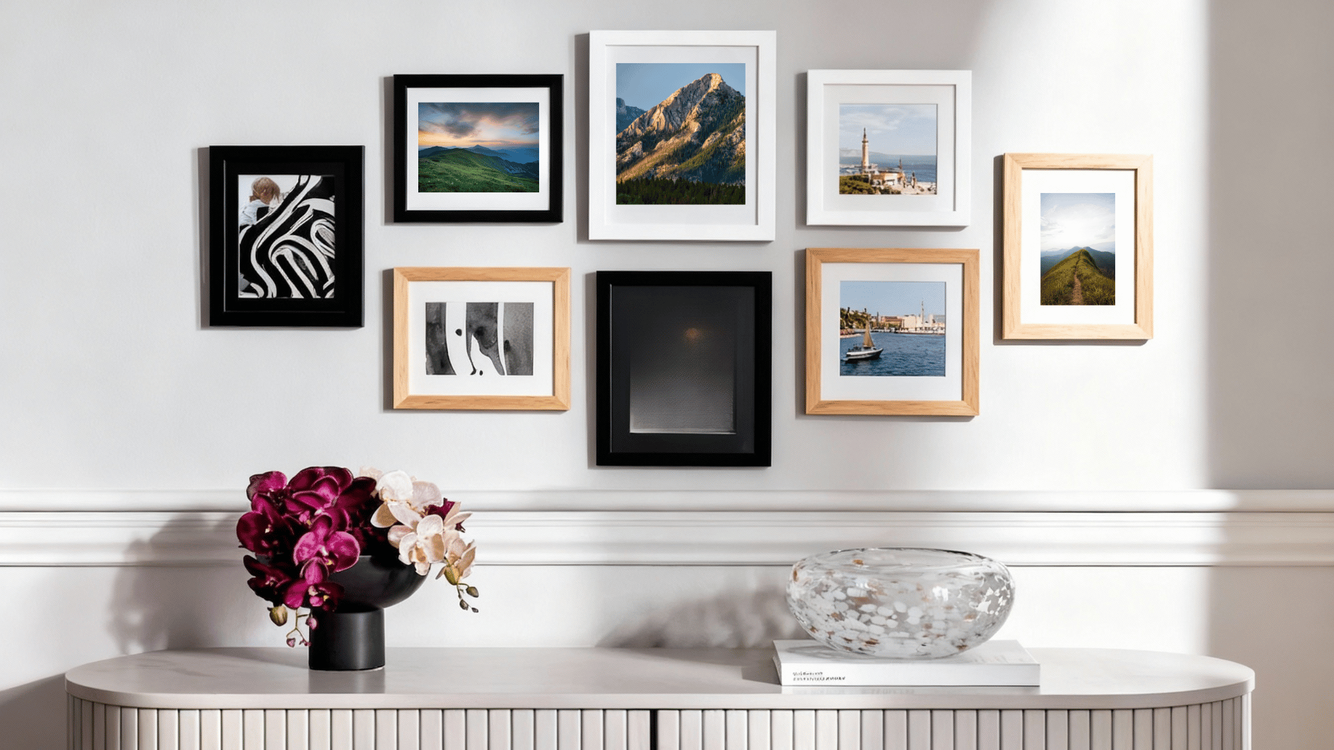 photo gallery wall collage
