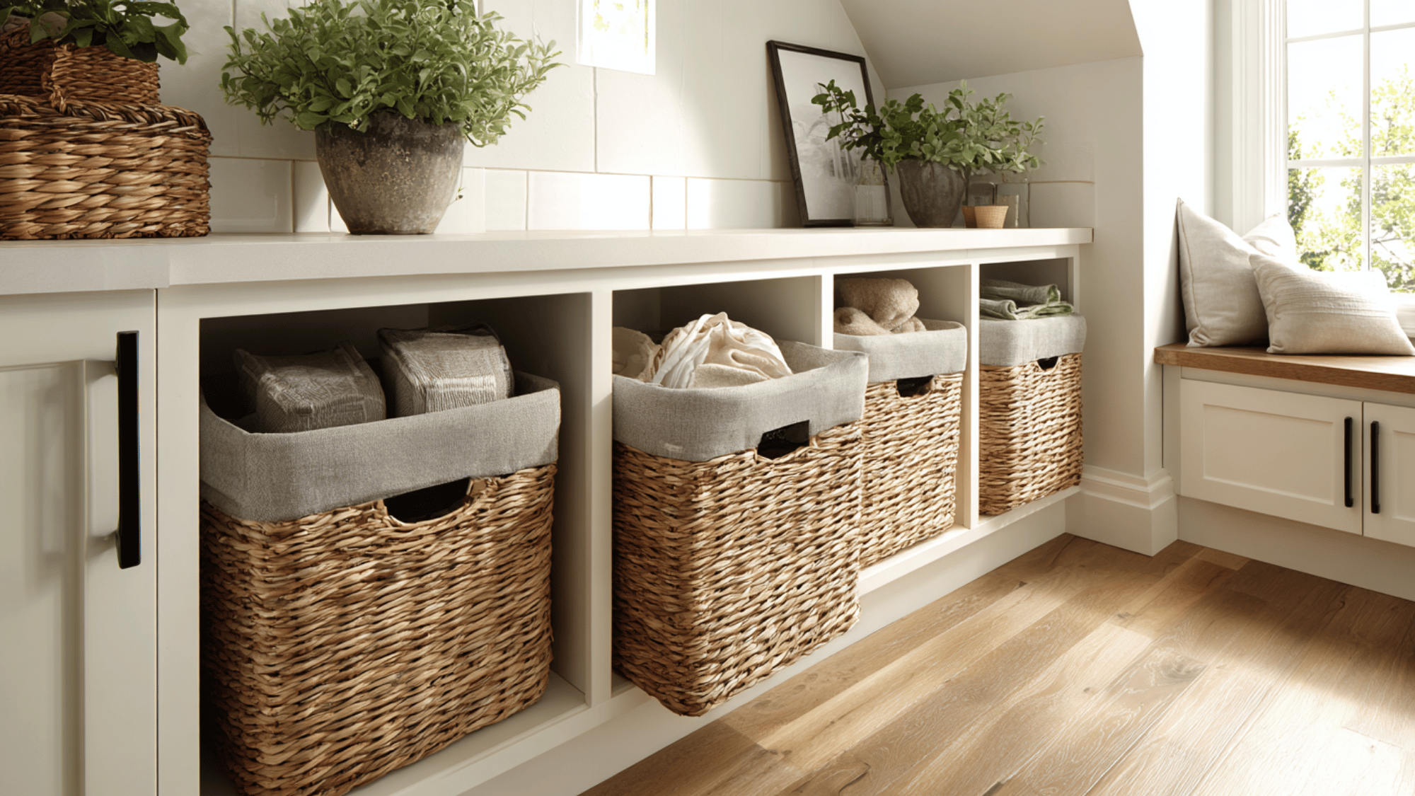 pull out laundry baskets