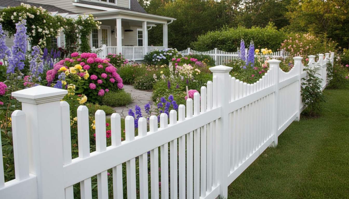 scalloped edge fence