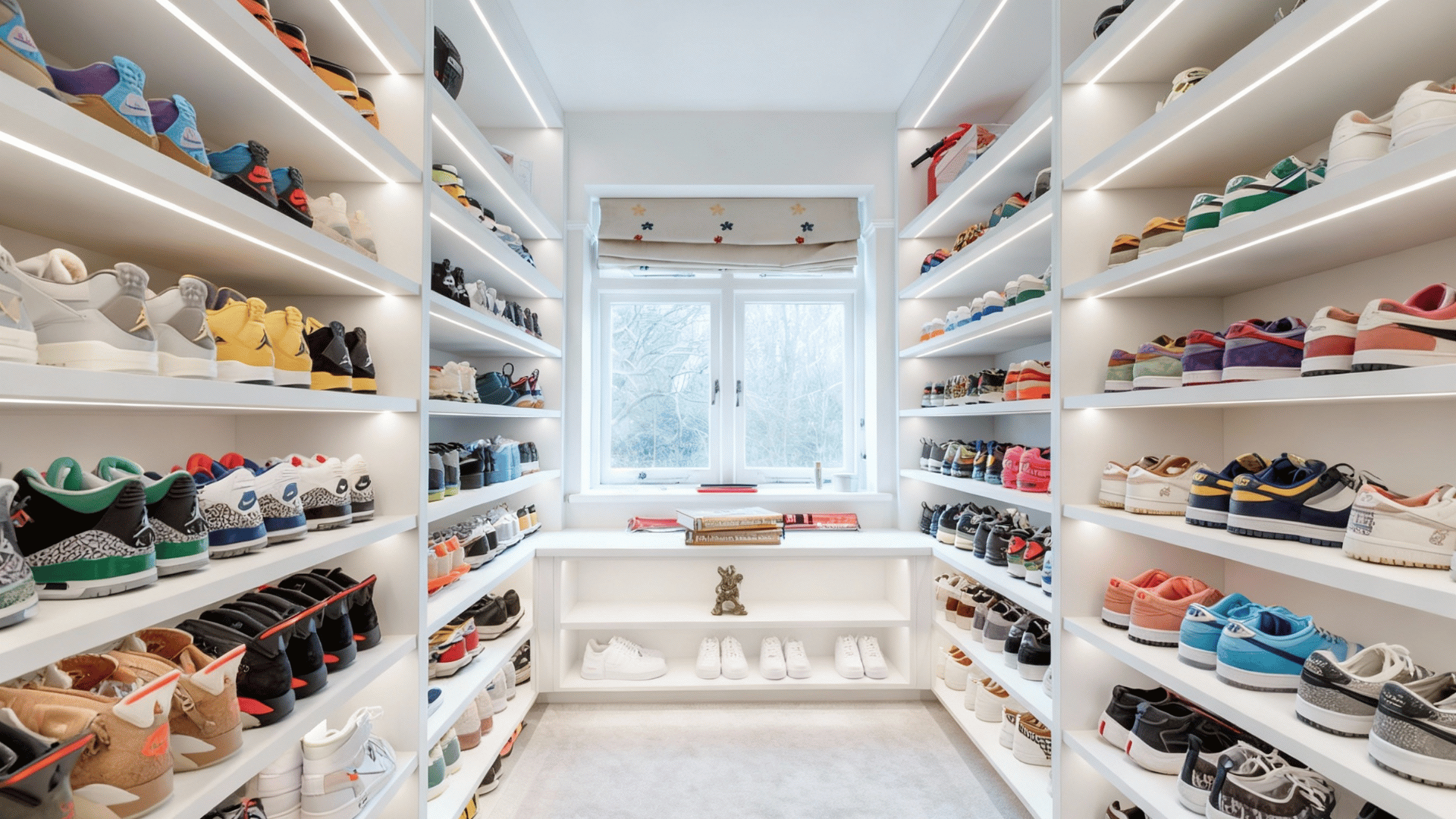 shoe collection room