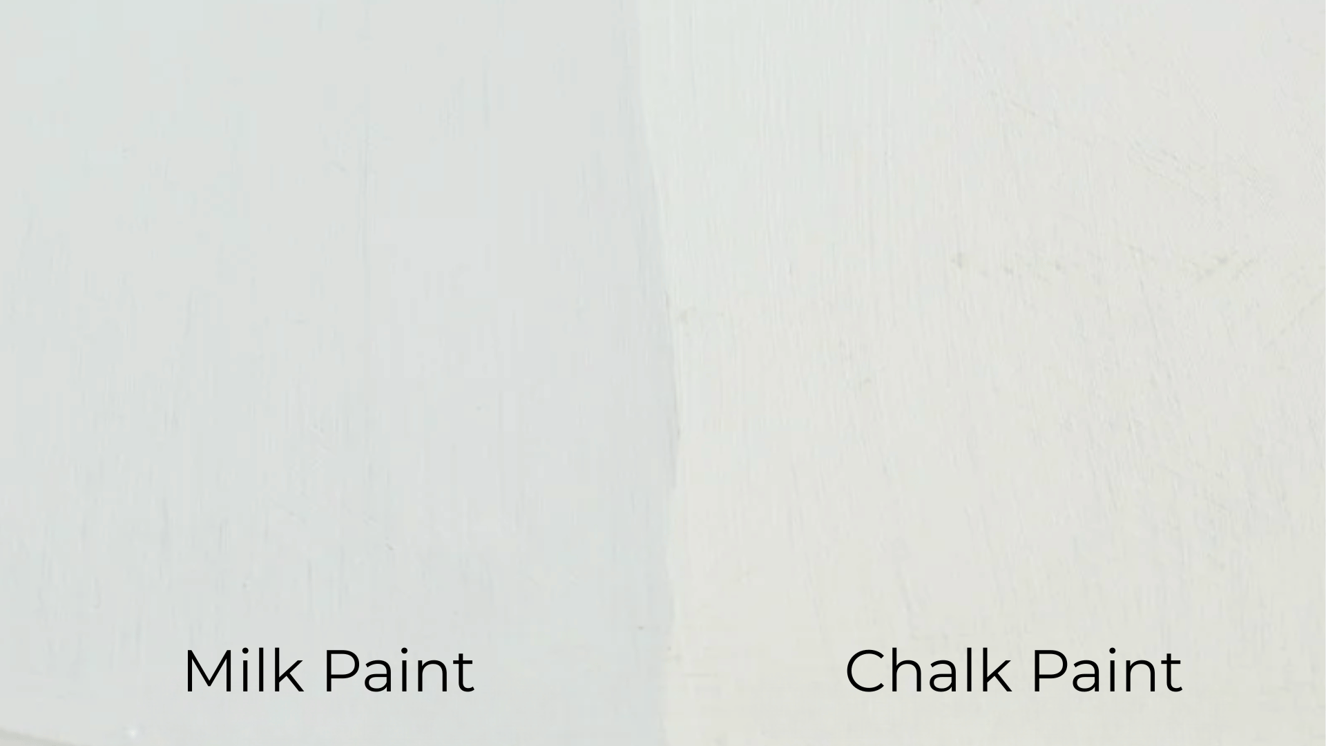 similarities between milk paint vs chalk paint