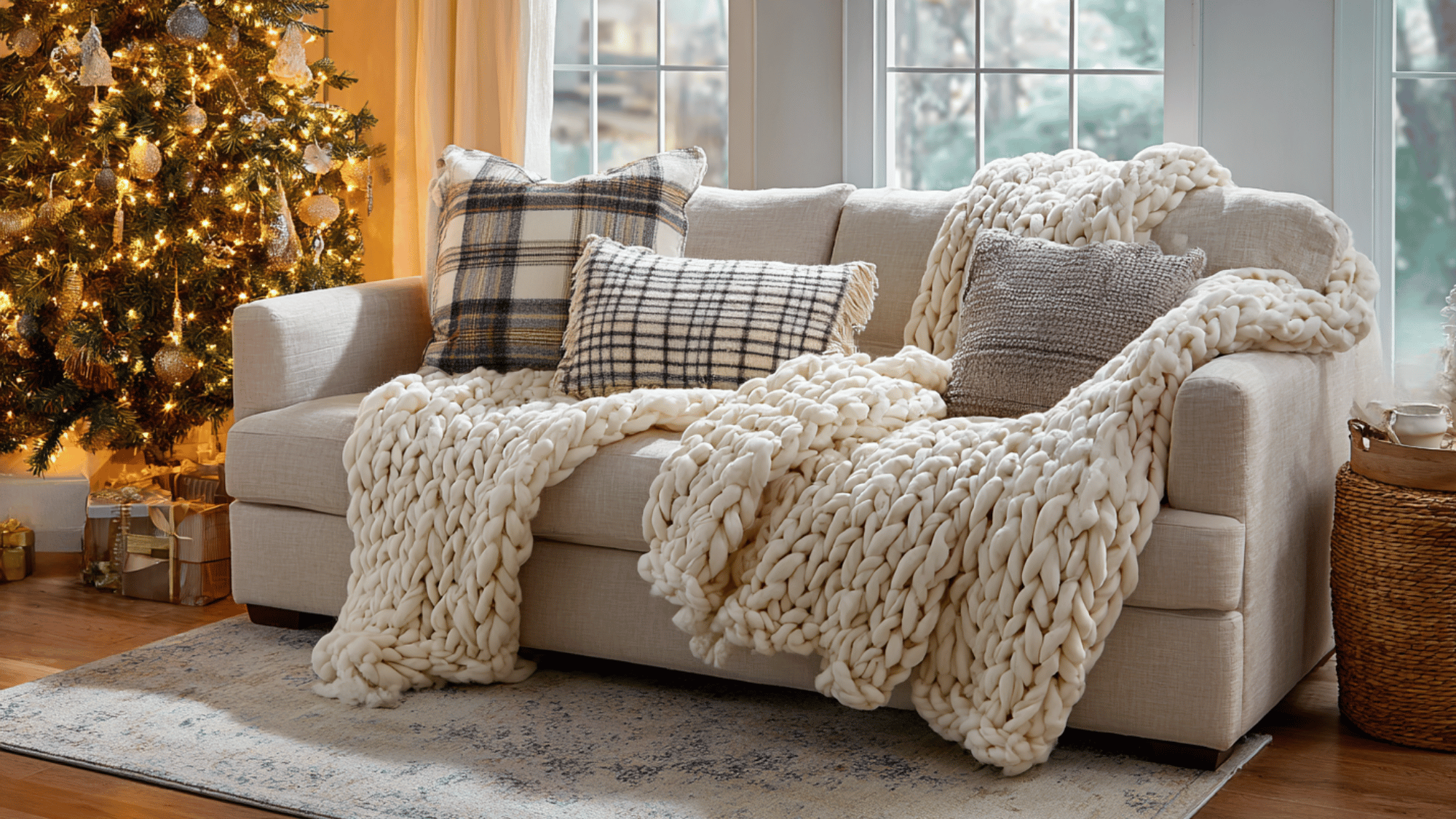 soft knit throws and blankets