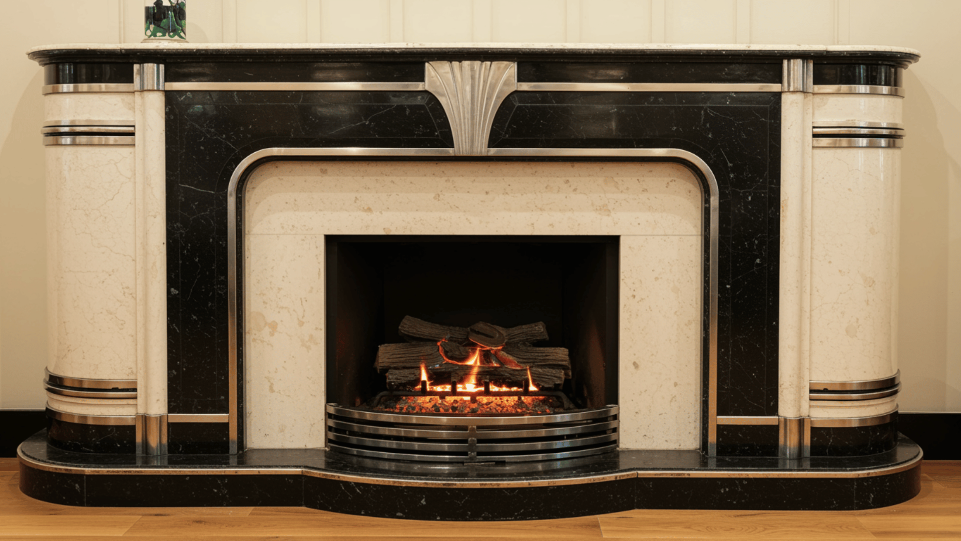 streamline modern fireplace