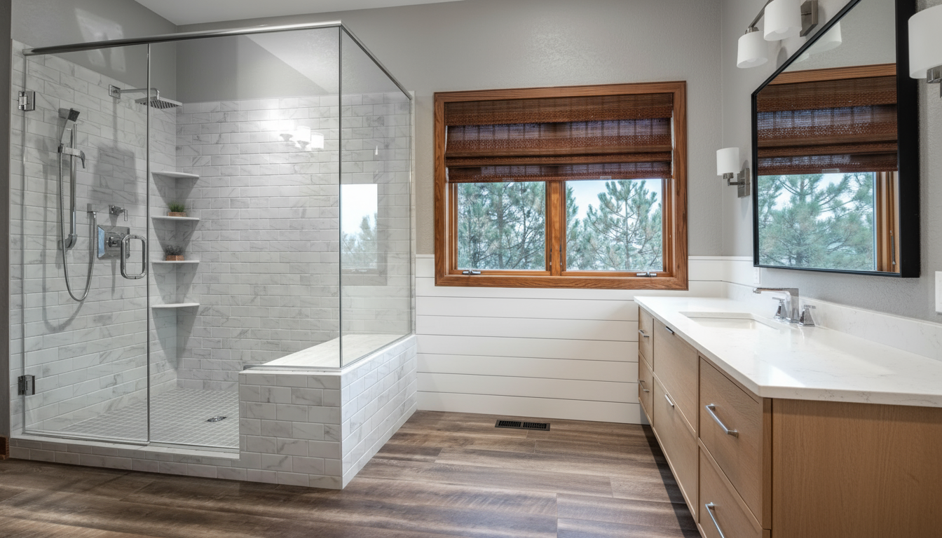 technical specifications of porcelain shower walls