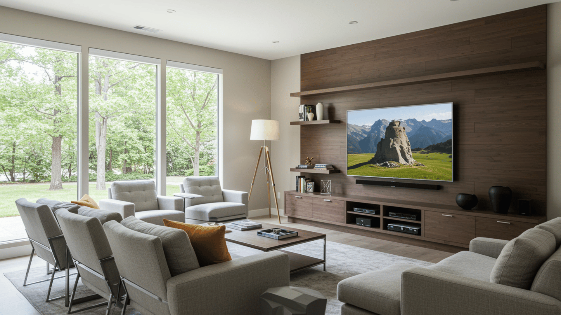 tv centric entertainment setup