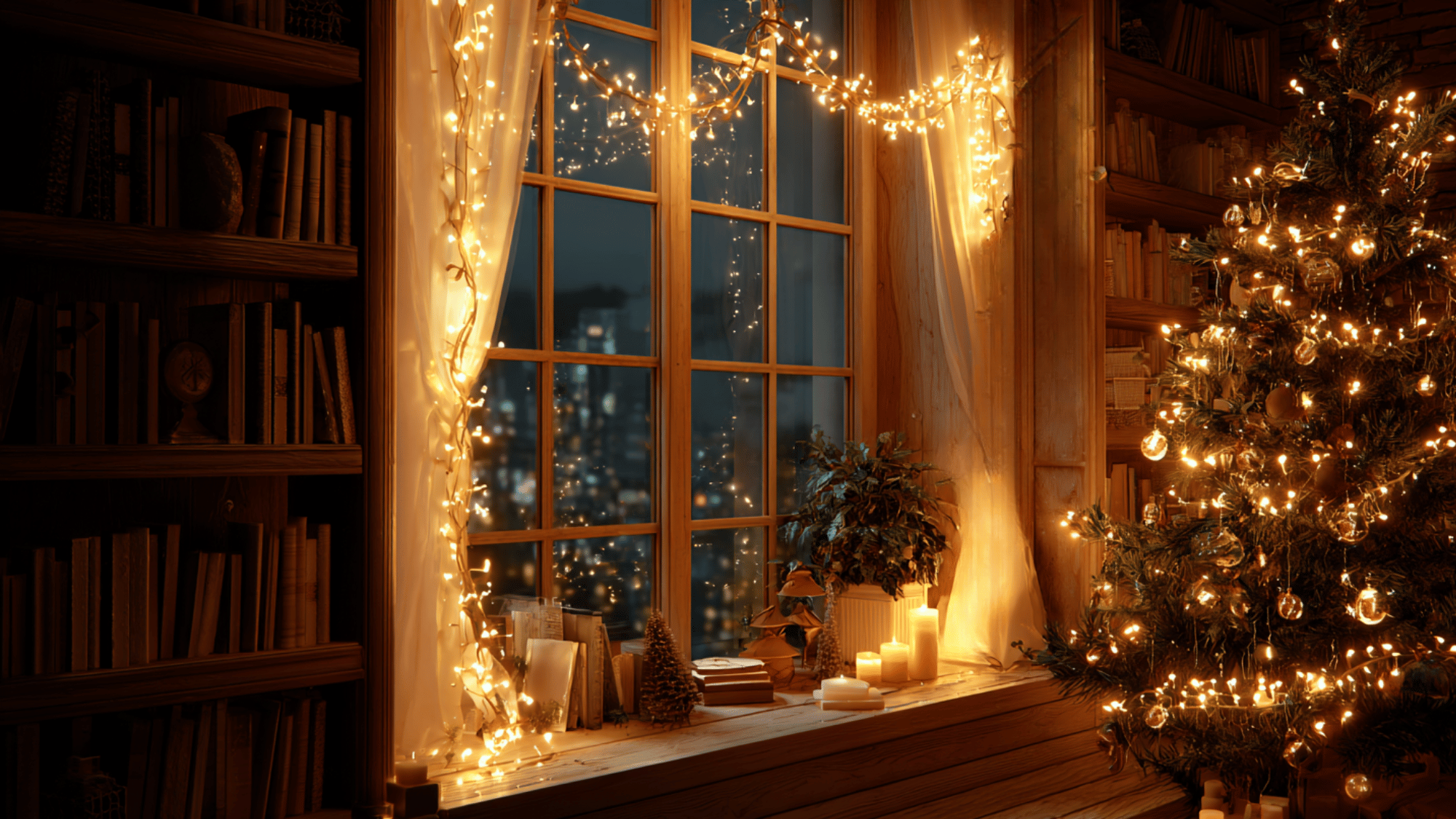 twinkling fairy lights