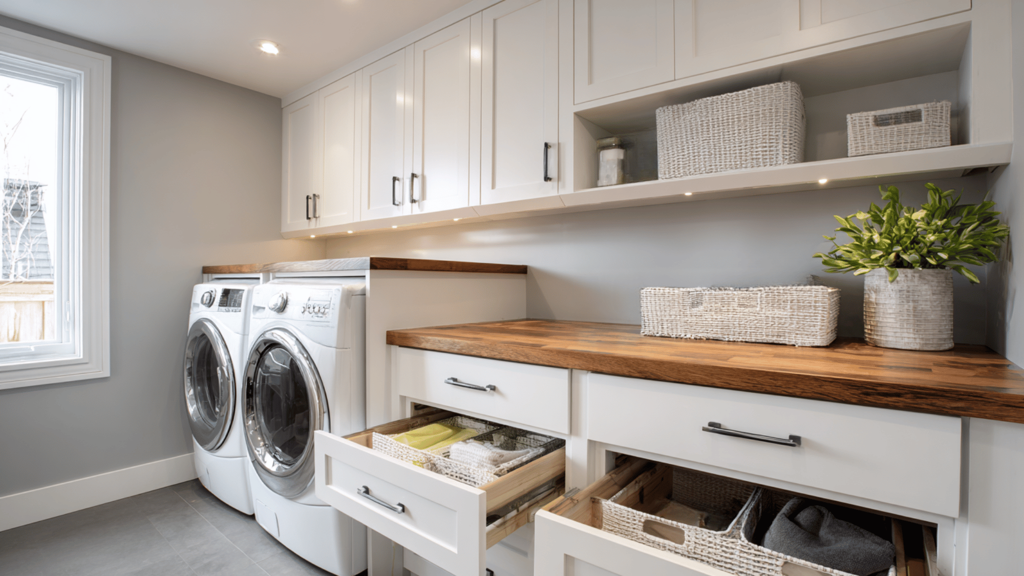 under counter storage drawers
