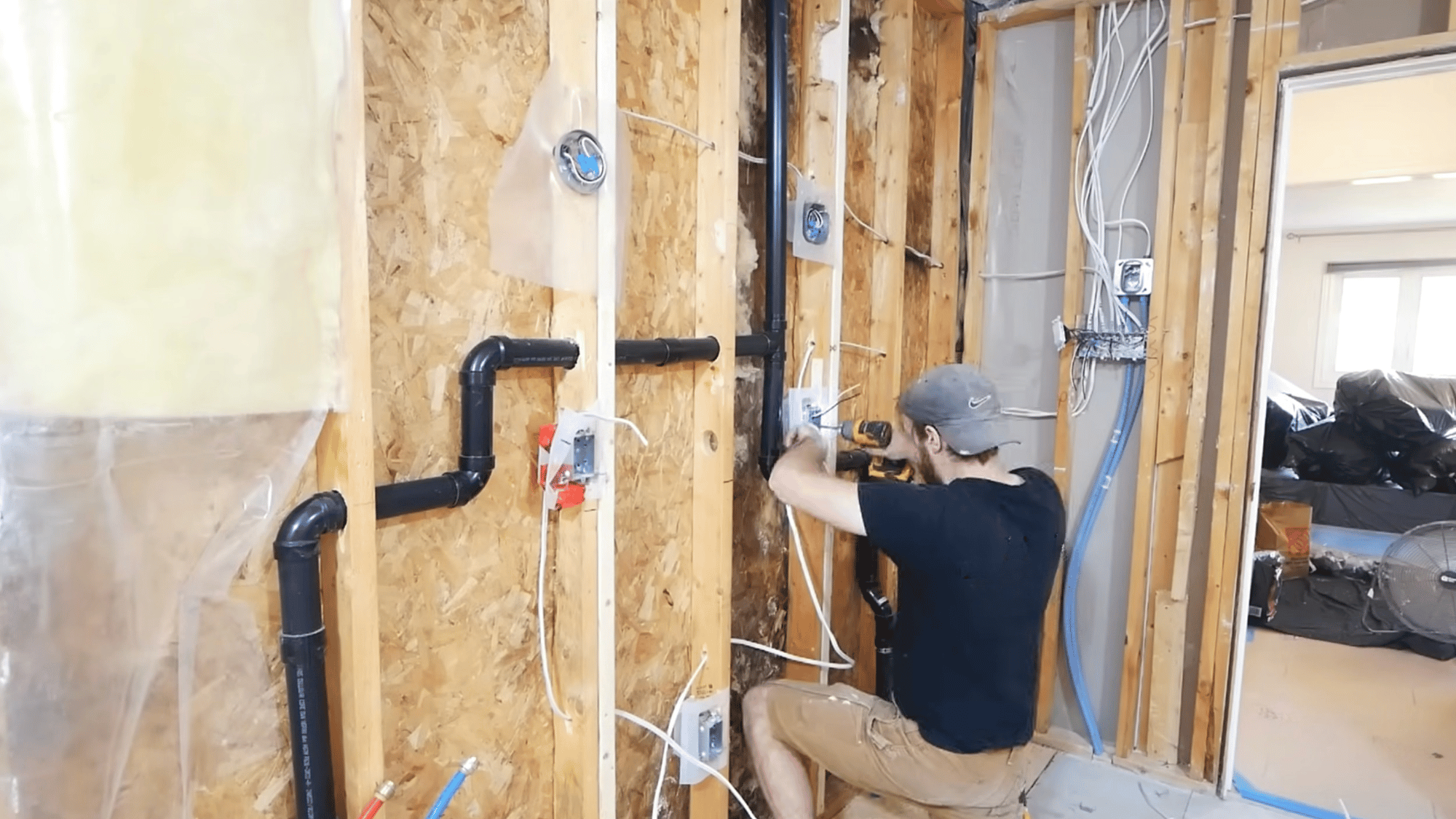 update plumbing and electrical systems