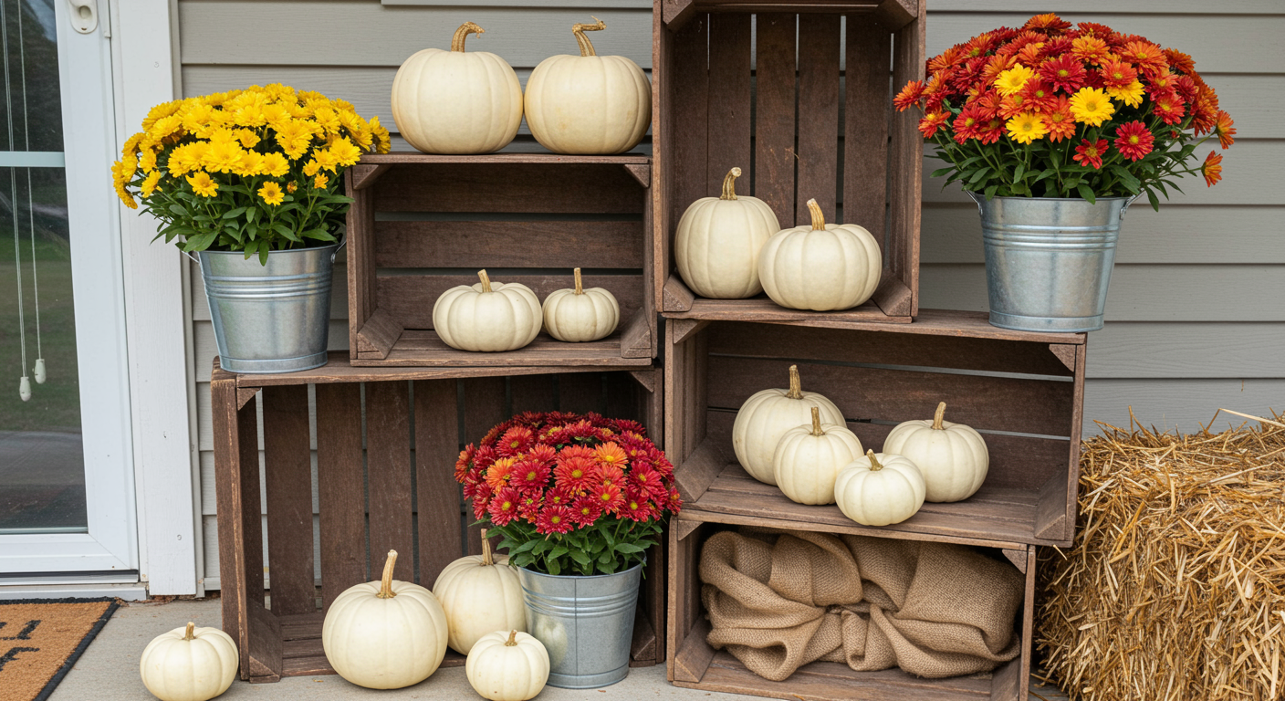 vintage crate styling