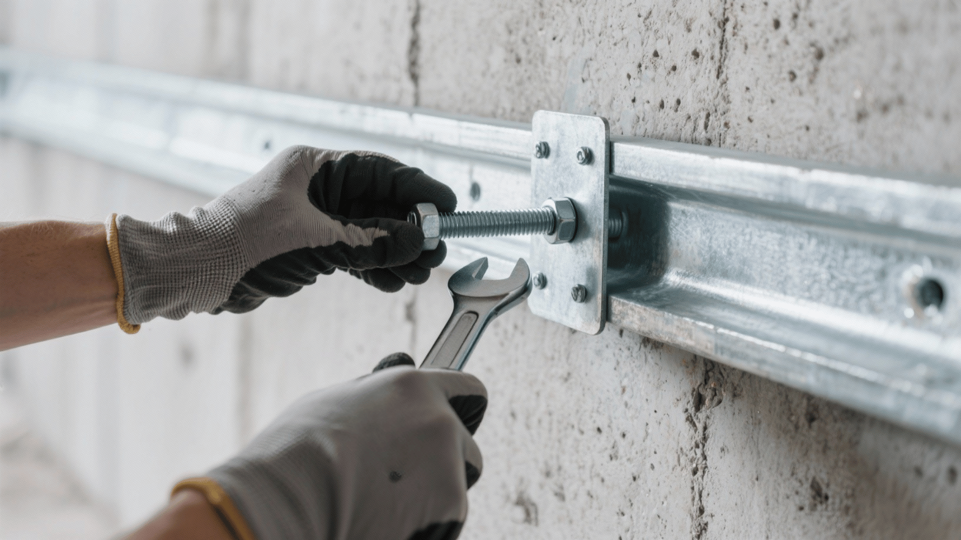 wall anchors steel beams