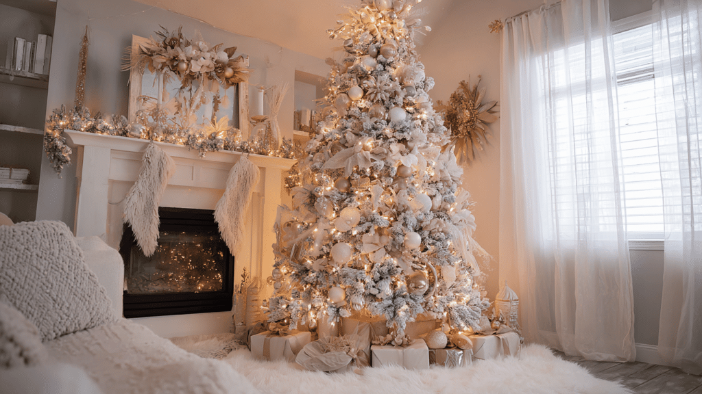 white christmas tree decorating ideas