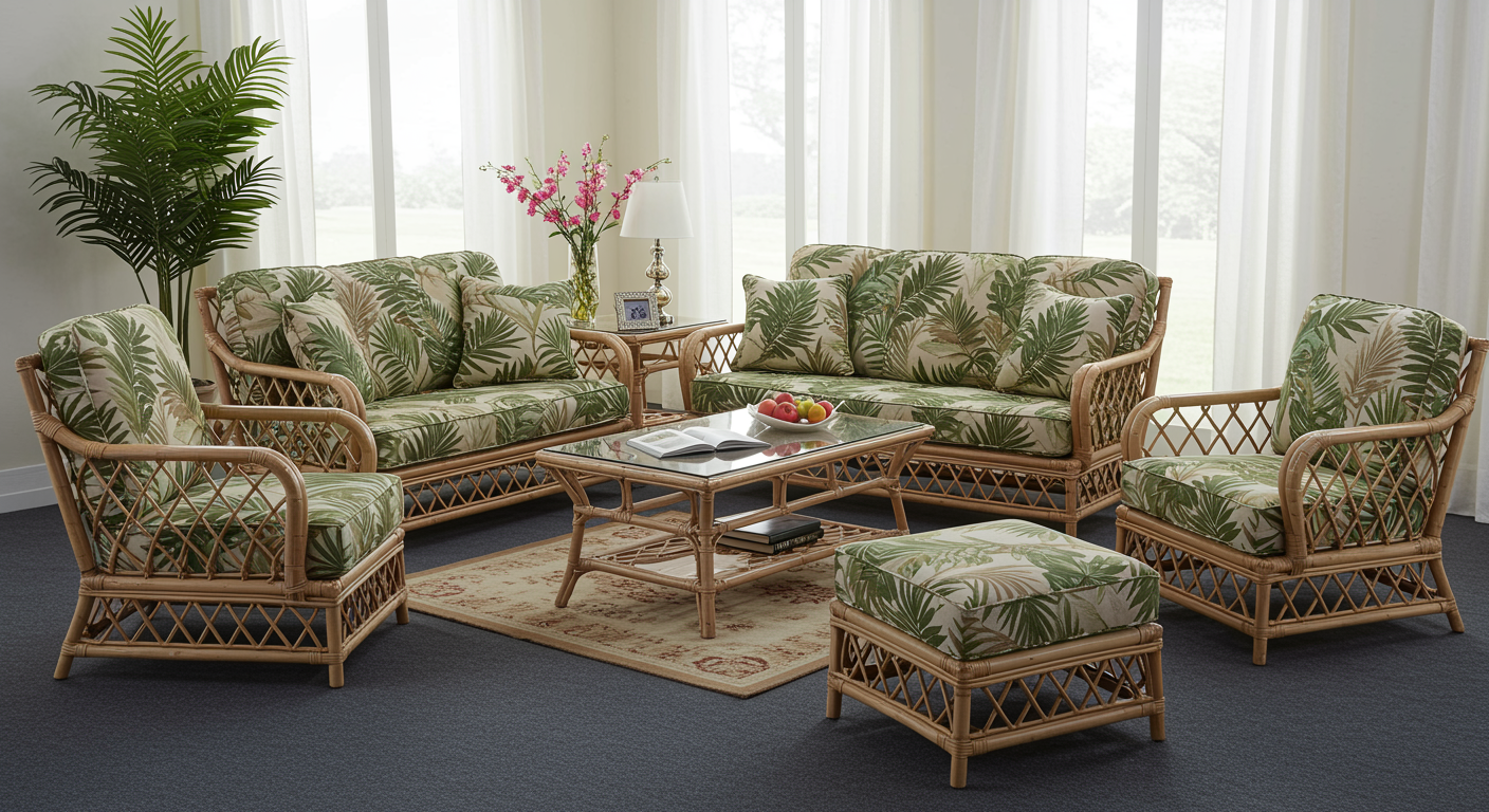 wickerwork furniture