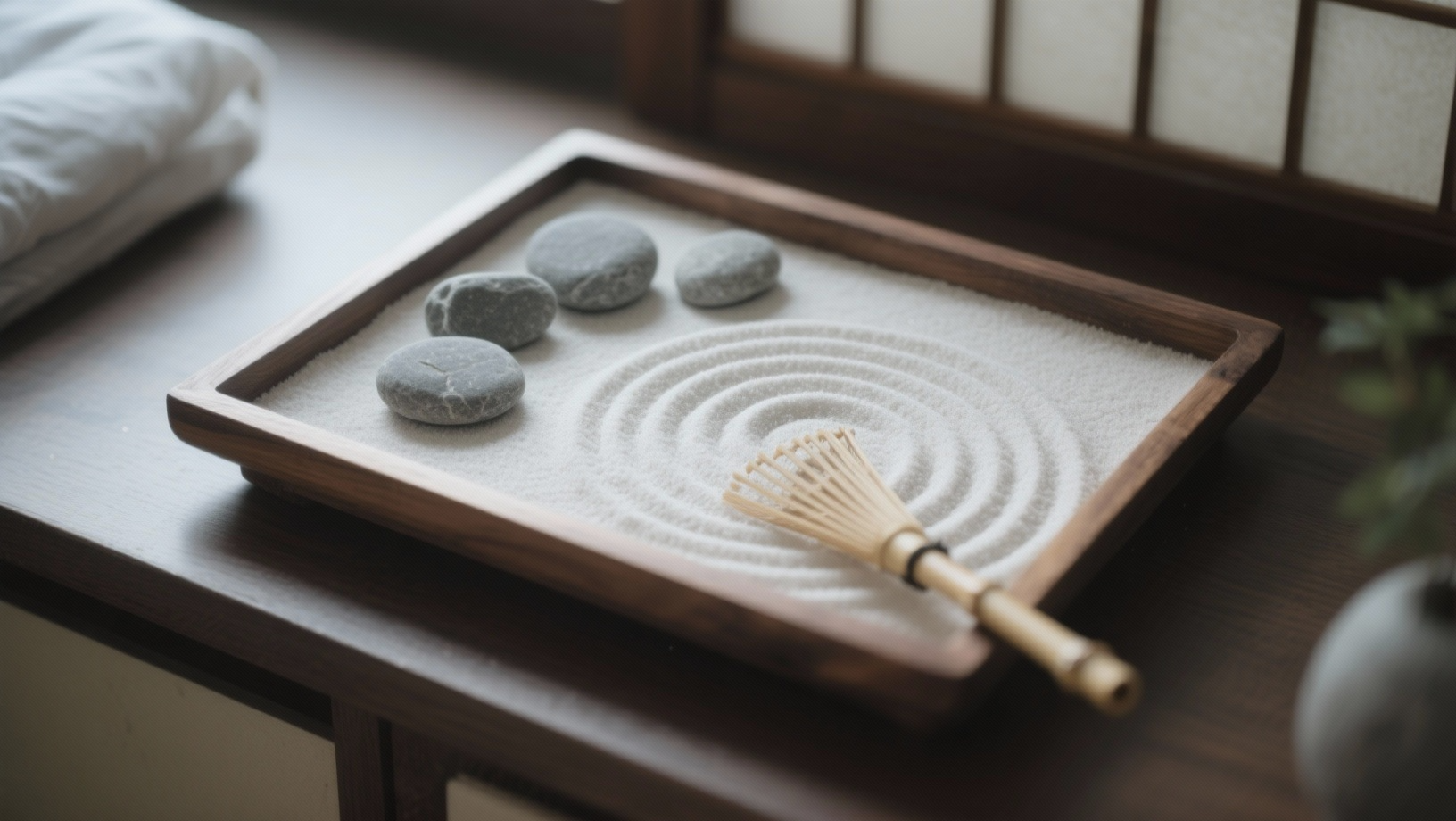 zen rock garden tray